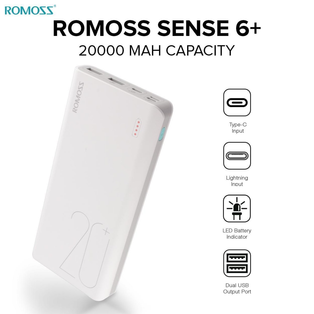 Romoss Sense Mah Power Bank