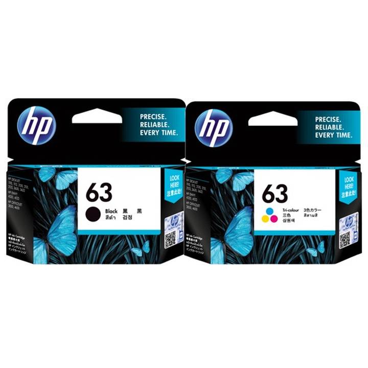 Hp 63 color ink deals