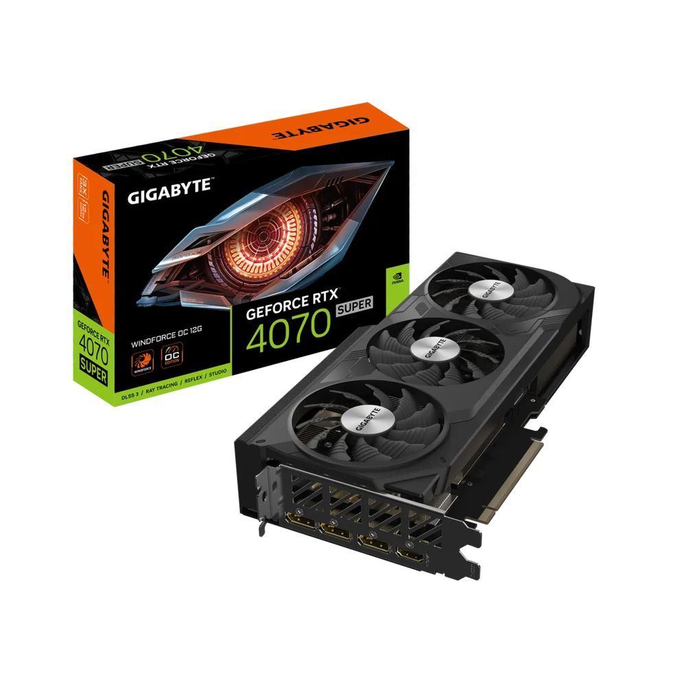 Gigabyte GeForce RTX™ 4070 SUPER WINDFORCE OC 12G