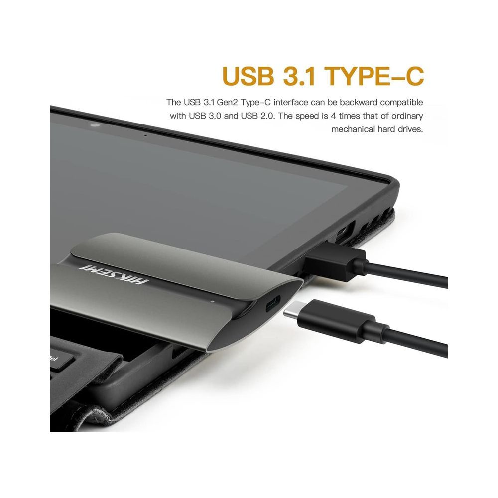 Hiksemi T300S Shield 1TB USB 3.1 Portable SSD