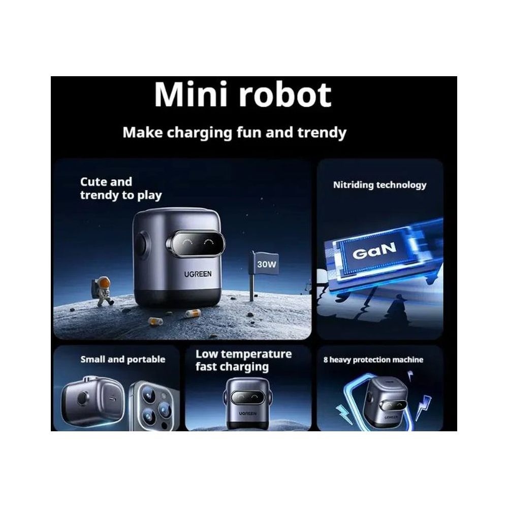 UGreen - 35189 Black Label Robot Charger 30W