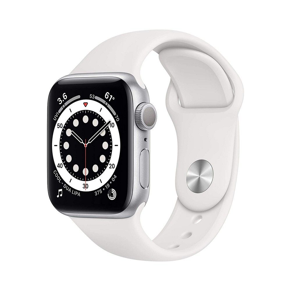 Apple watch 5 silver aluminum case with sport band hotsell