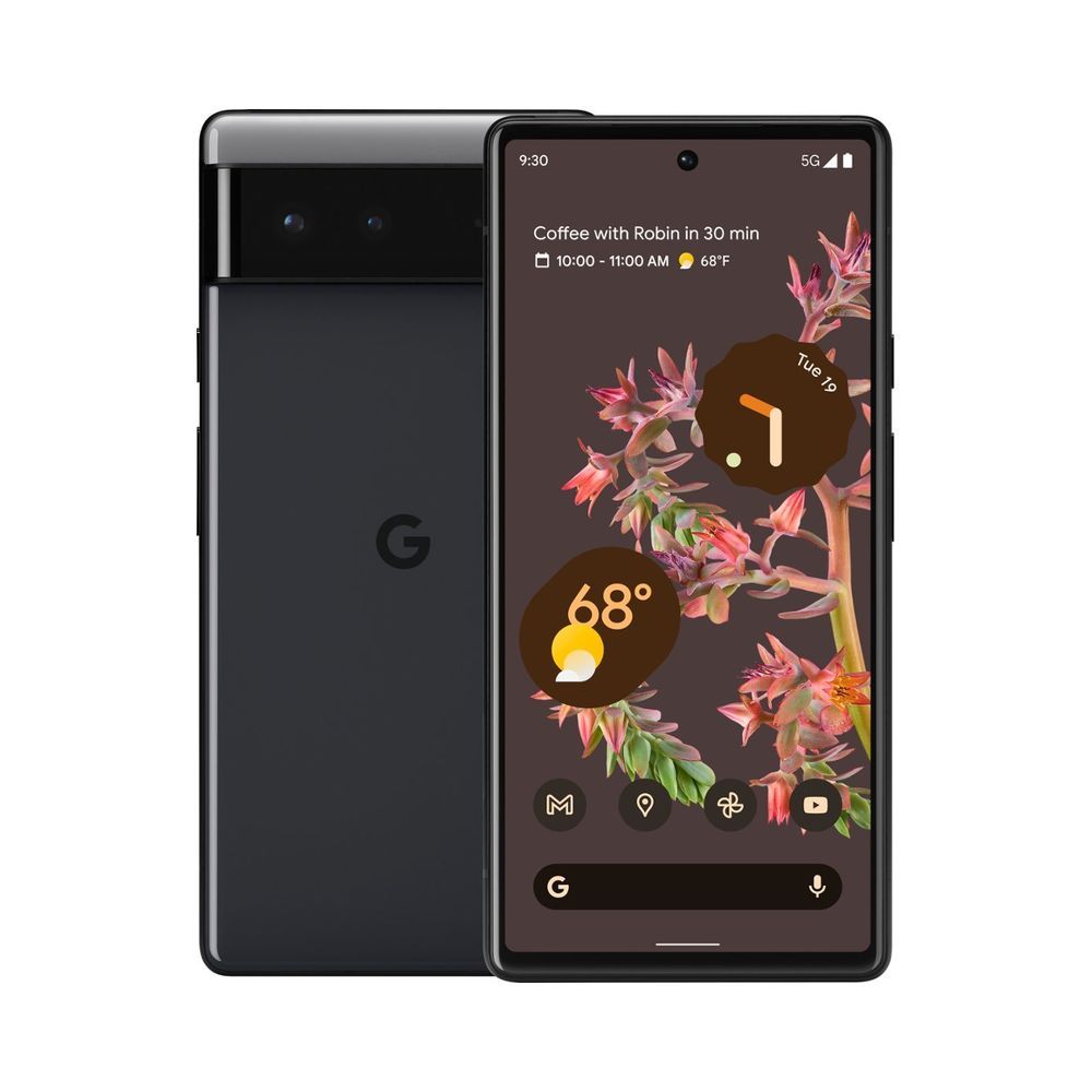 Google Pixel 6 Stormy Black 128 GB SIMフ… - 携帯電話
