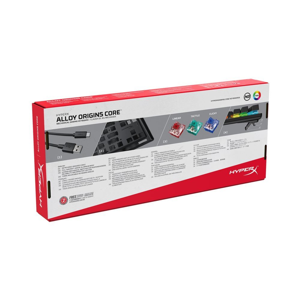 HyperX Alloy Origins Core Tenkeyless Mechanical Gaming Keyboard